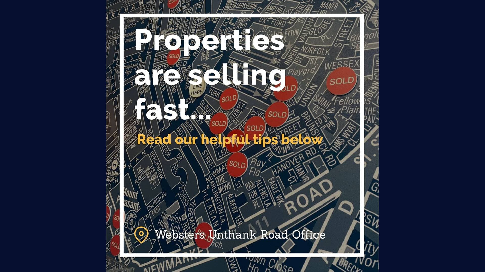 Properties are selling fast...